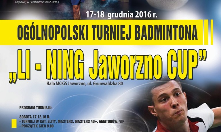 Ogólnopolski Turniej „LI-NING Jaworzno CUP”