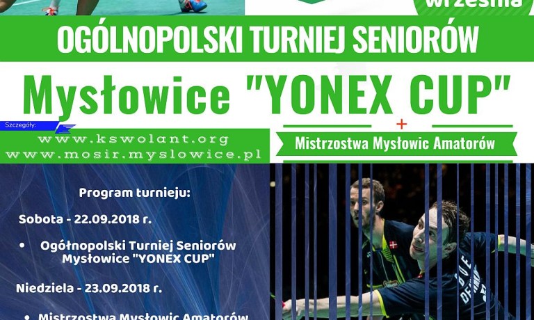 Ogólnopolski Turniej Seniorów Mysłowice „Yonex Cup”