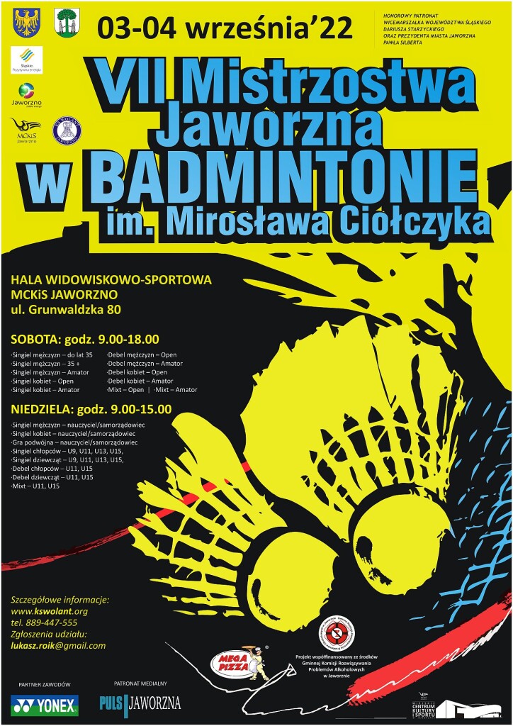 plakat mistrzostw jaworzna 2022