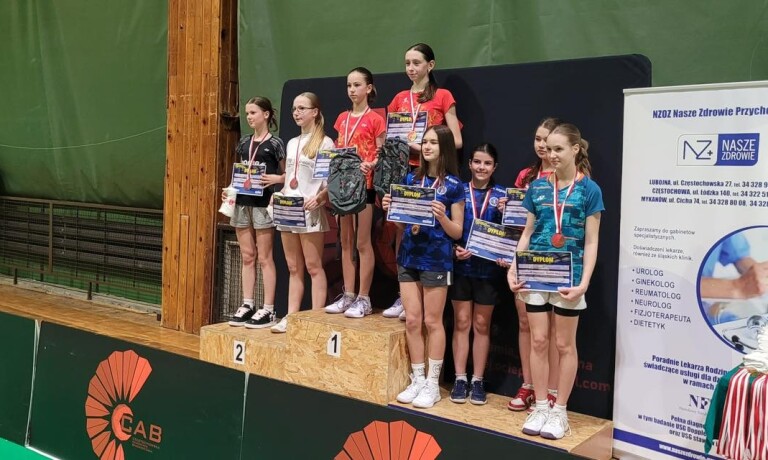 Krajowy Turniej Badmintona Częstochowa Cup II z medalami!